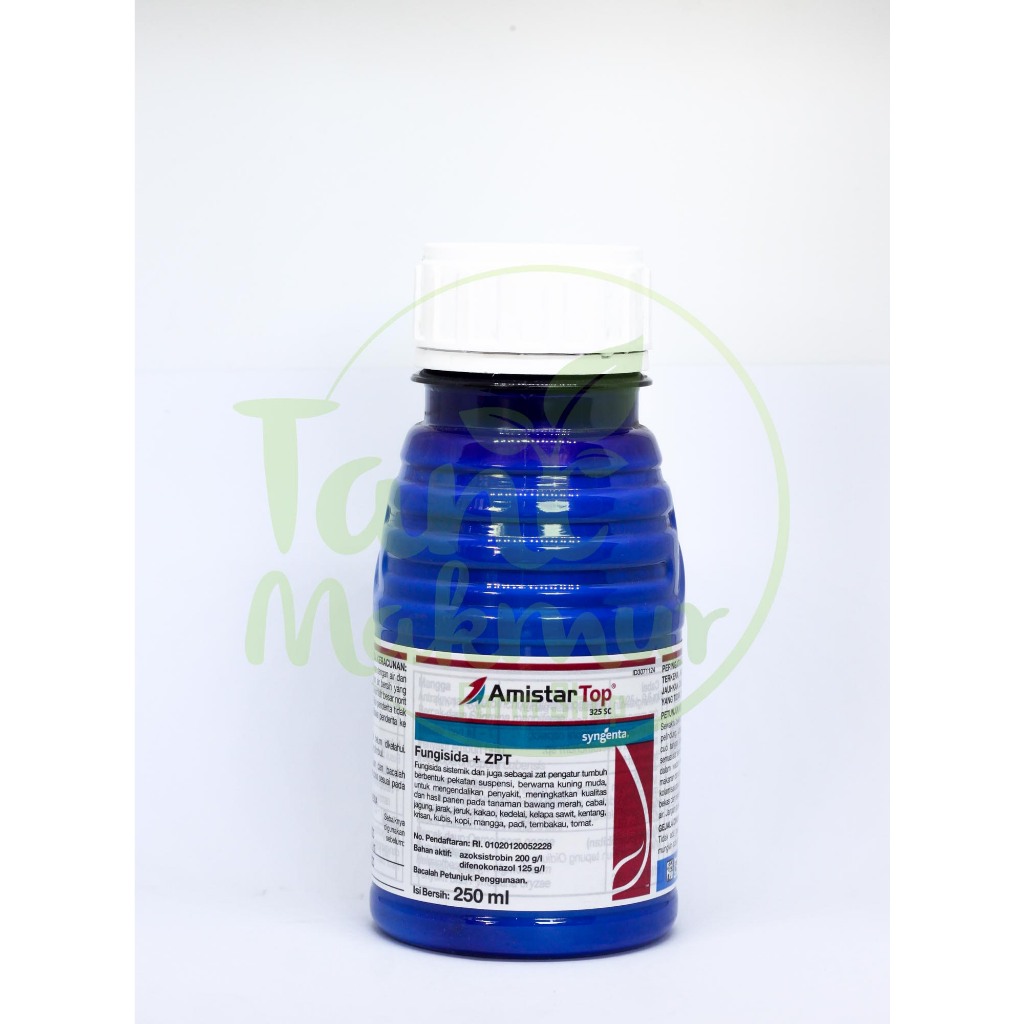 Fungisida AMISTARTOP 325 SC 50 ml 100ml 250ml - Obat Jamur & ZPT Padi Bening - Bahan Aktif Azoksistr