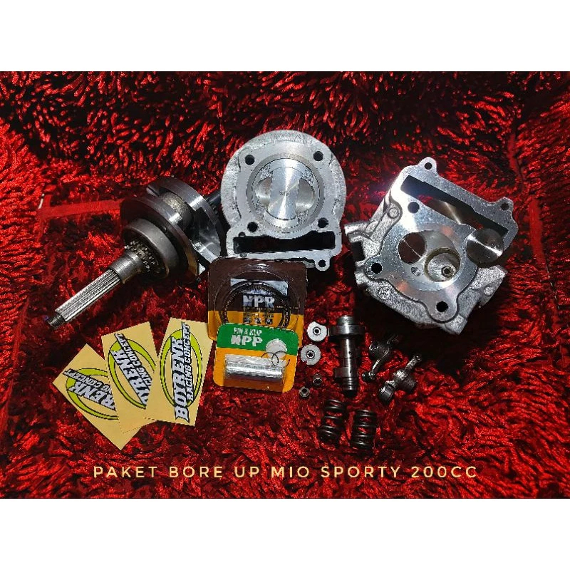 PAKET BORE UP HARIAN TOURING RACING MIO SPORTY MIO KARBU MIO SMILE 200 CC- BOYRENK RACING CONCEPT