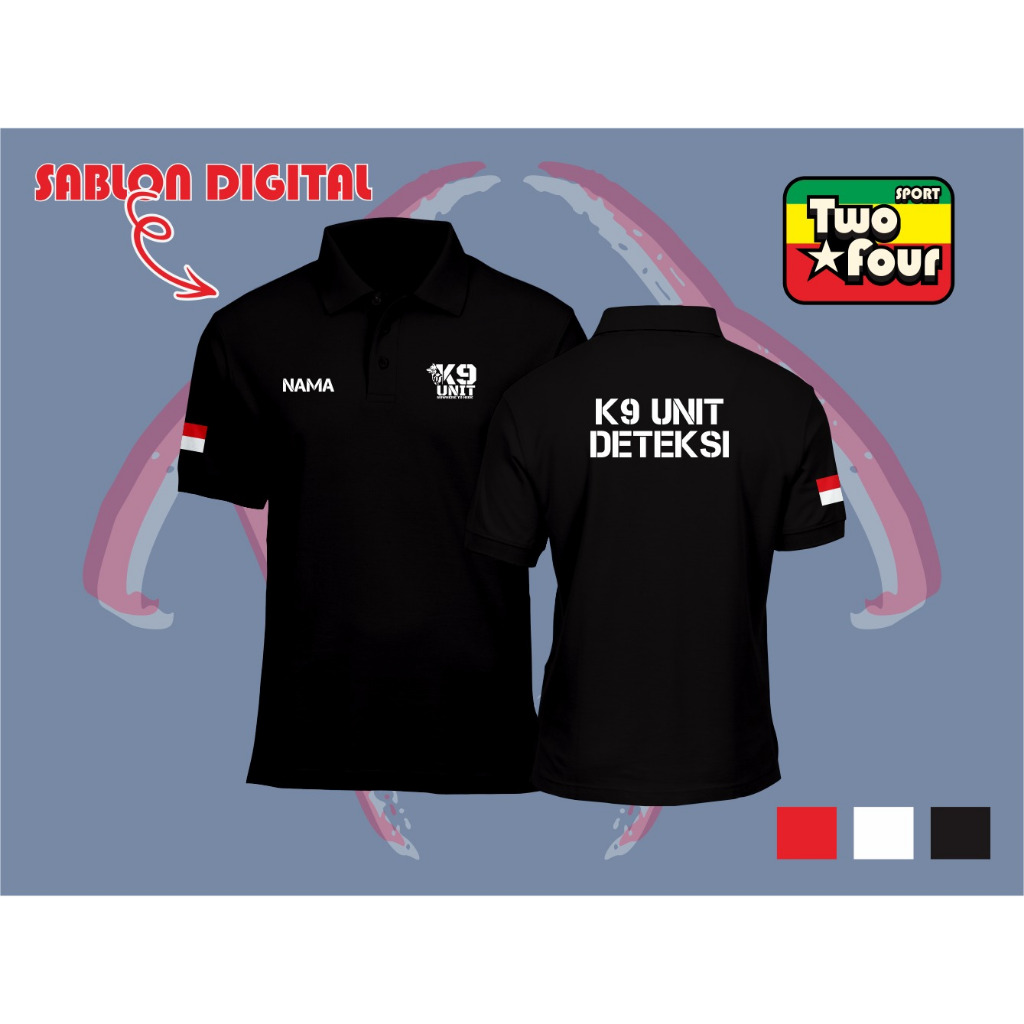 BAJU K9 UNIT- POLO K9 UNIT- KAOS K9 UNIT