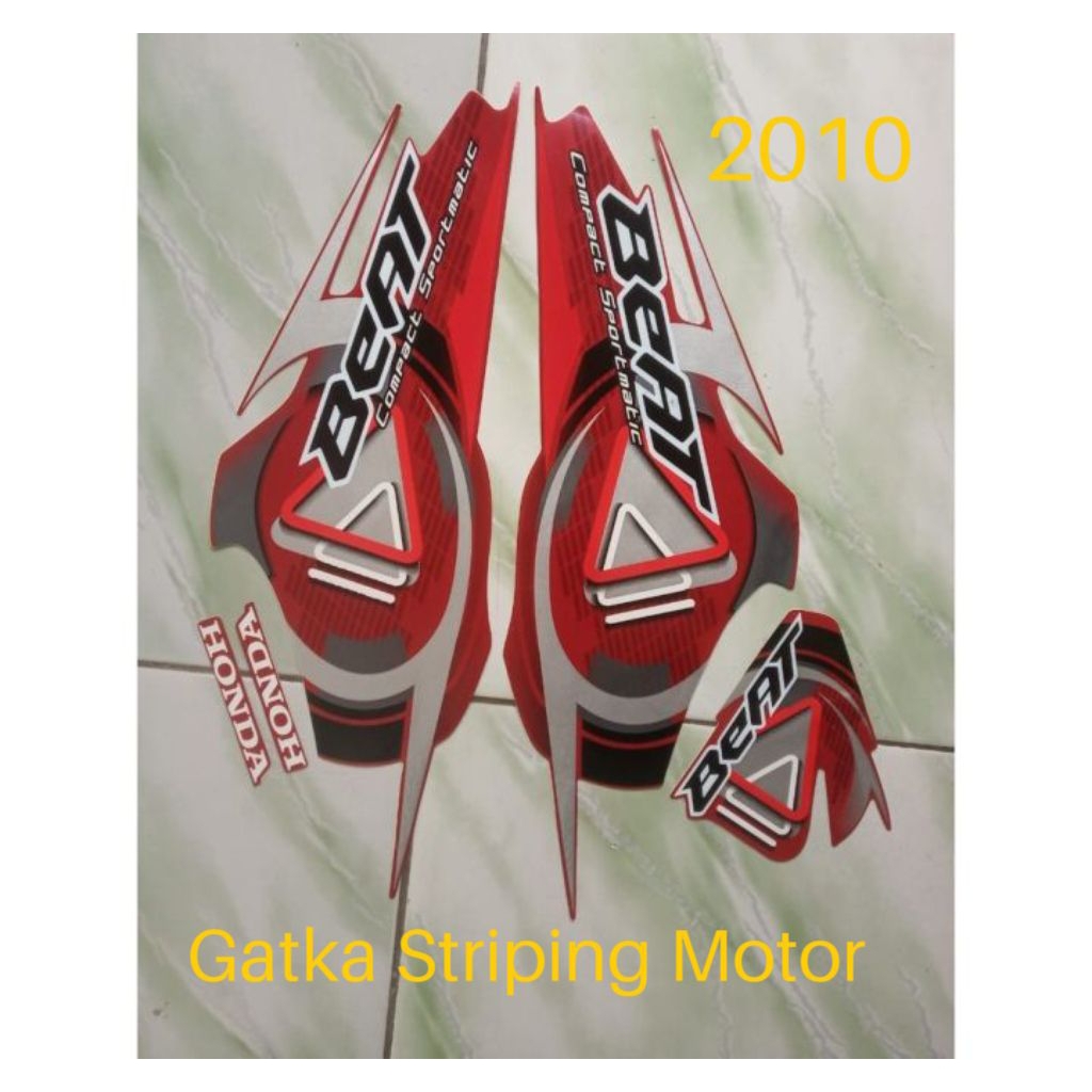 Beat Tahun 2010 Full Body Merah