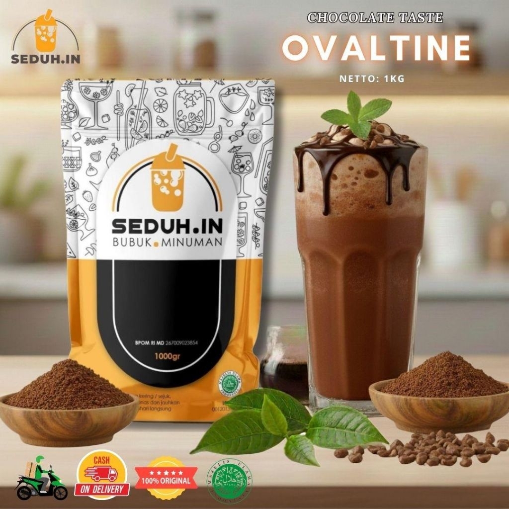 BUBUK MIJUMAN PREMIX COKELAT OVALTINE 1KG