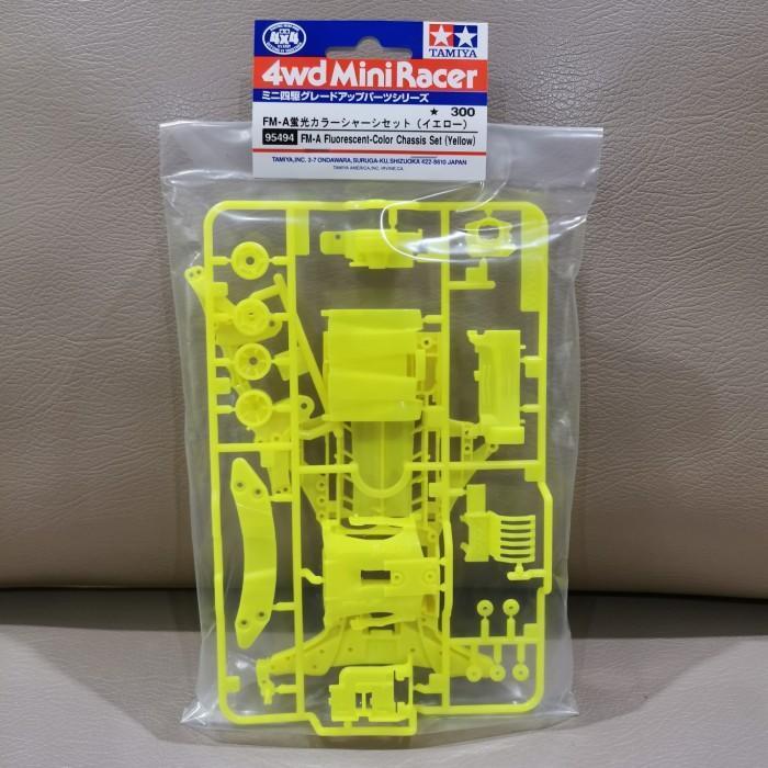Tamiya 95494 FM-A Fluorescent-Color Chassis Set (Yellow)