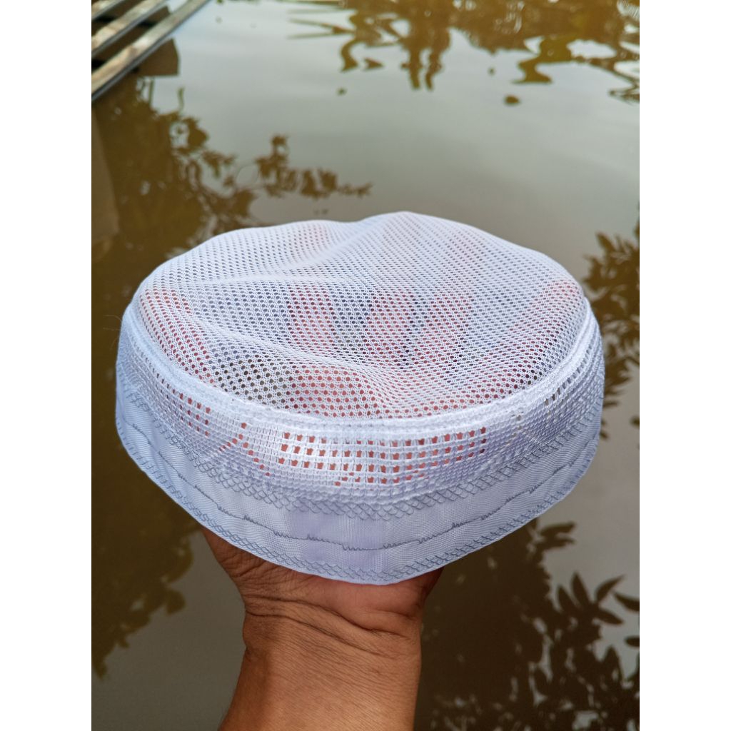 kopiah Madinah jaring kopiah haji peci jaring lulu