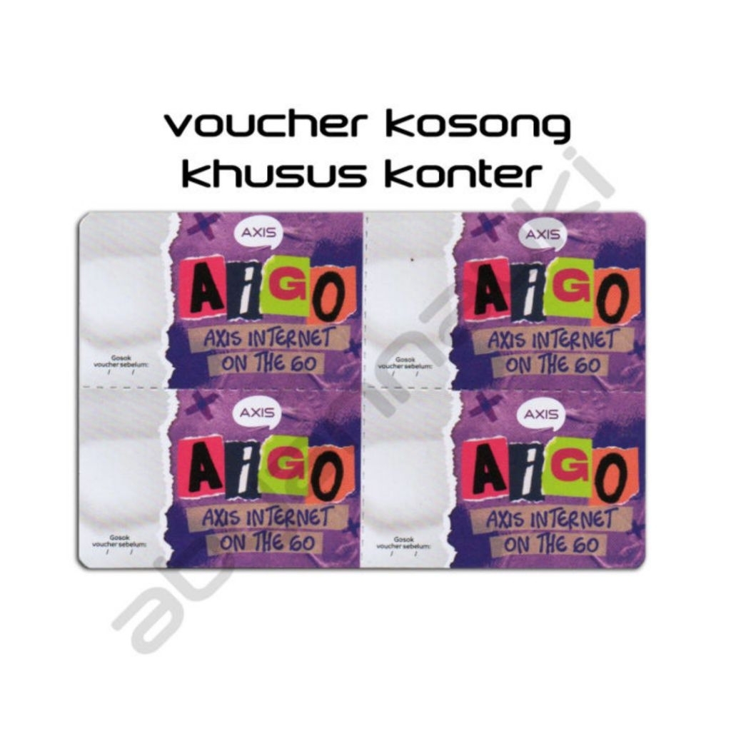 vocer axis kosongan nasional  50 SN