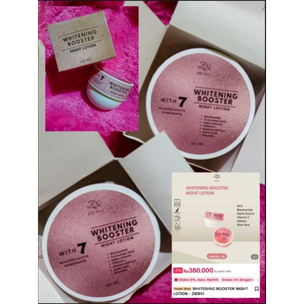 ZIENVI Night Lotion Whitening Booster