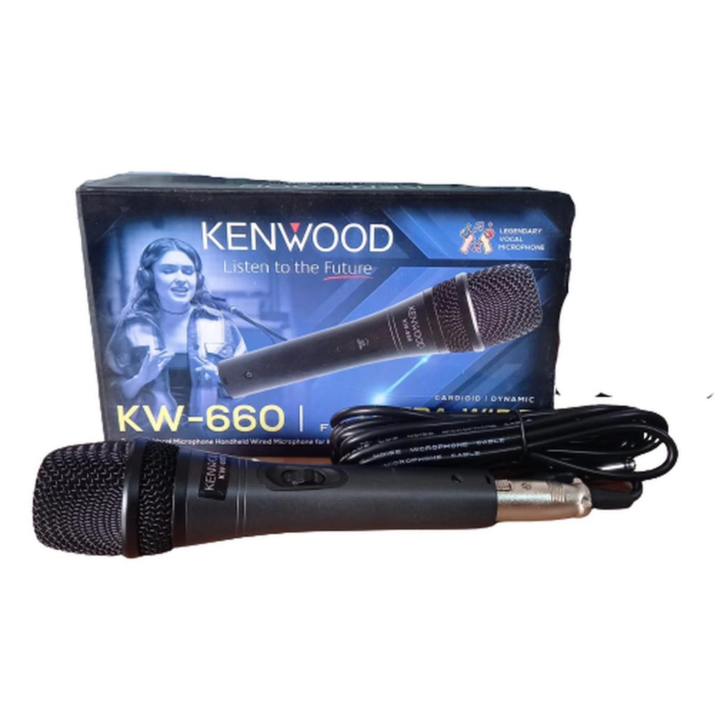 MIC KENWOOD KW 660- MICROPHONE KENWOOD -MIC KABEL MICROPONE
