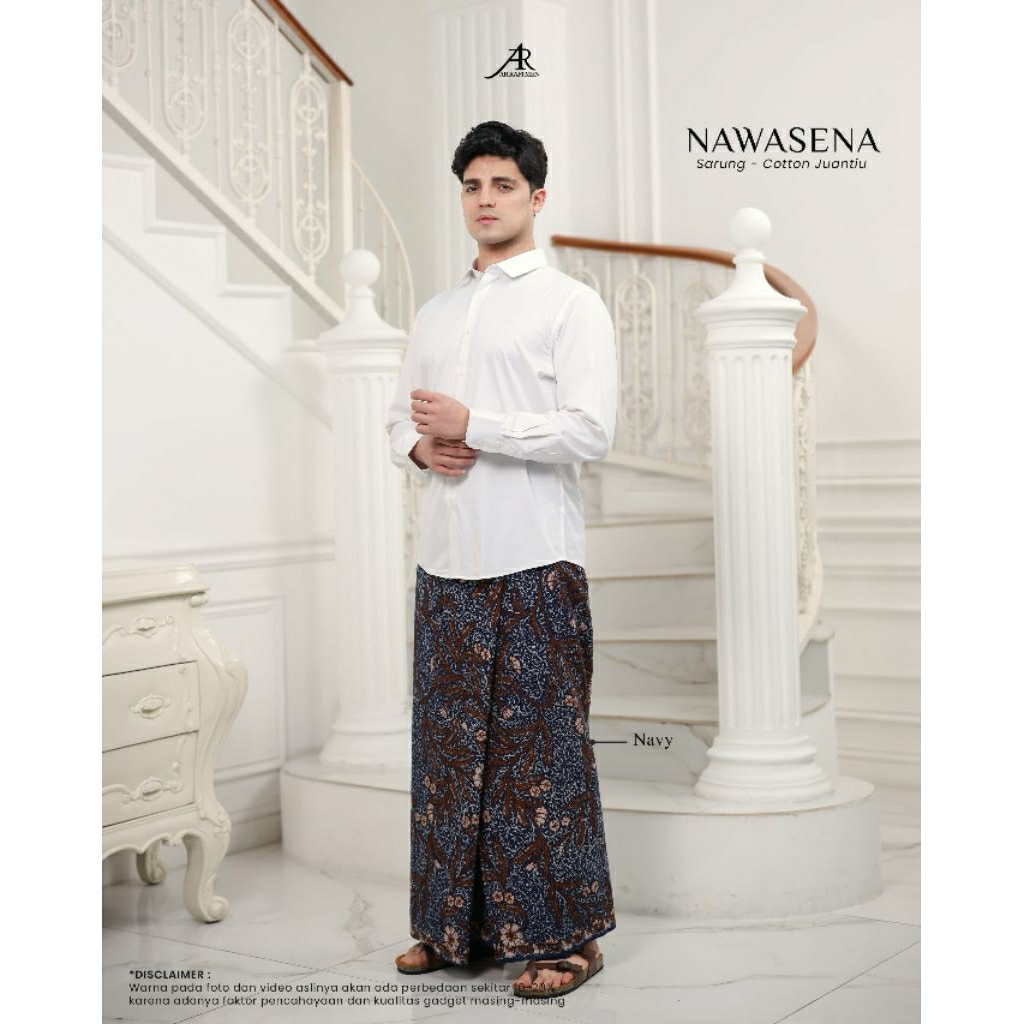 Nawasena Sarung by Arrafi Men sarung batik laseman tidak luntur