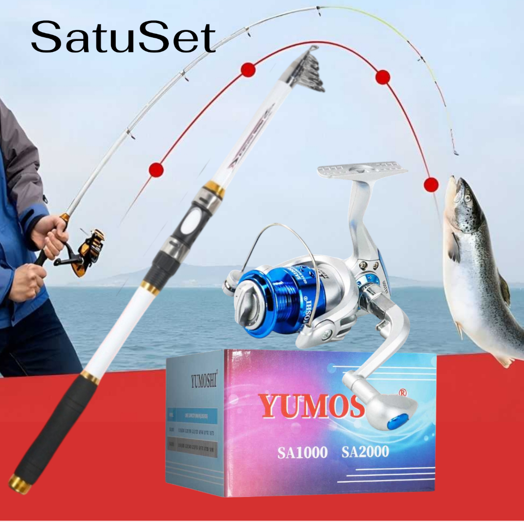 Joran Pancing 2.1Cm Plus Reel Pancing SA1000