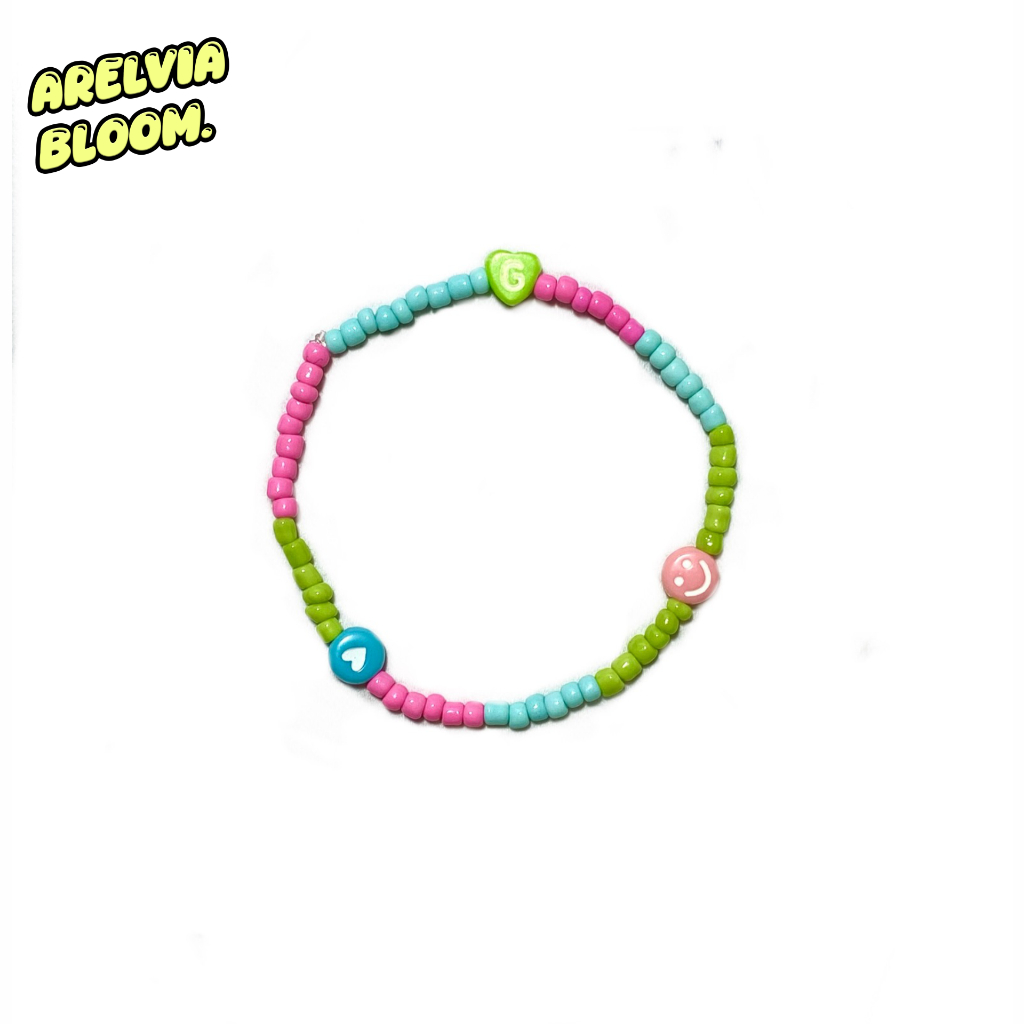 Smiley Bracelet - Gelang Manik Manik Beads