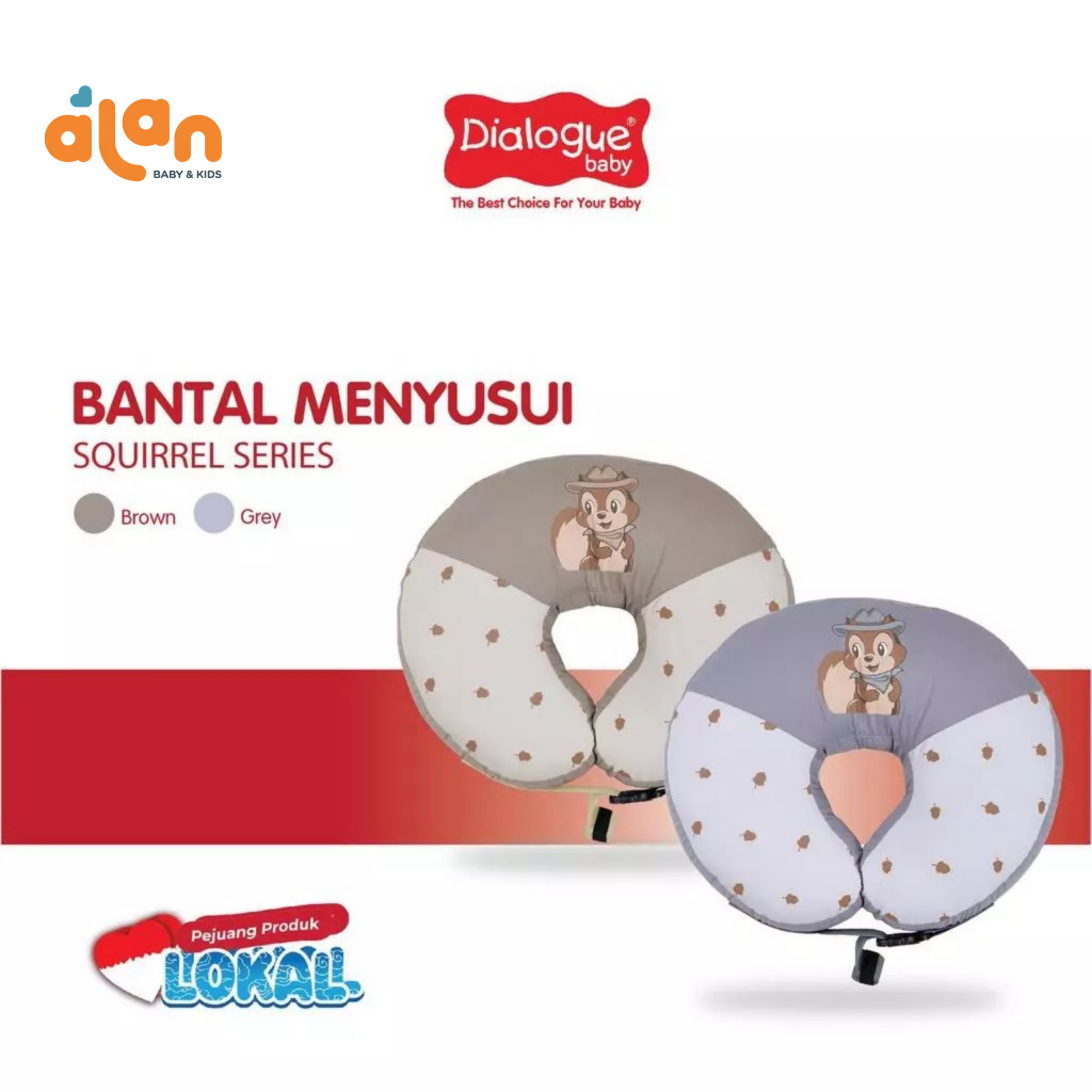 Dialogue DLB4321 Baby Bantal Menyusui Squirrel Series