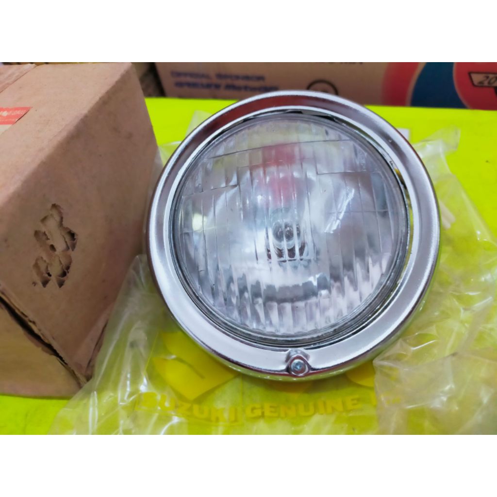 lampu reflektor depan headlamp head lampu suzuki FR70 FR 70 jambul kuncung original
