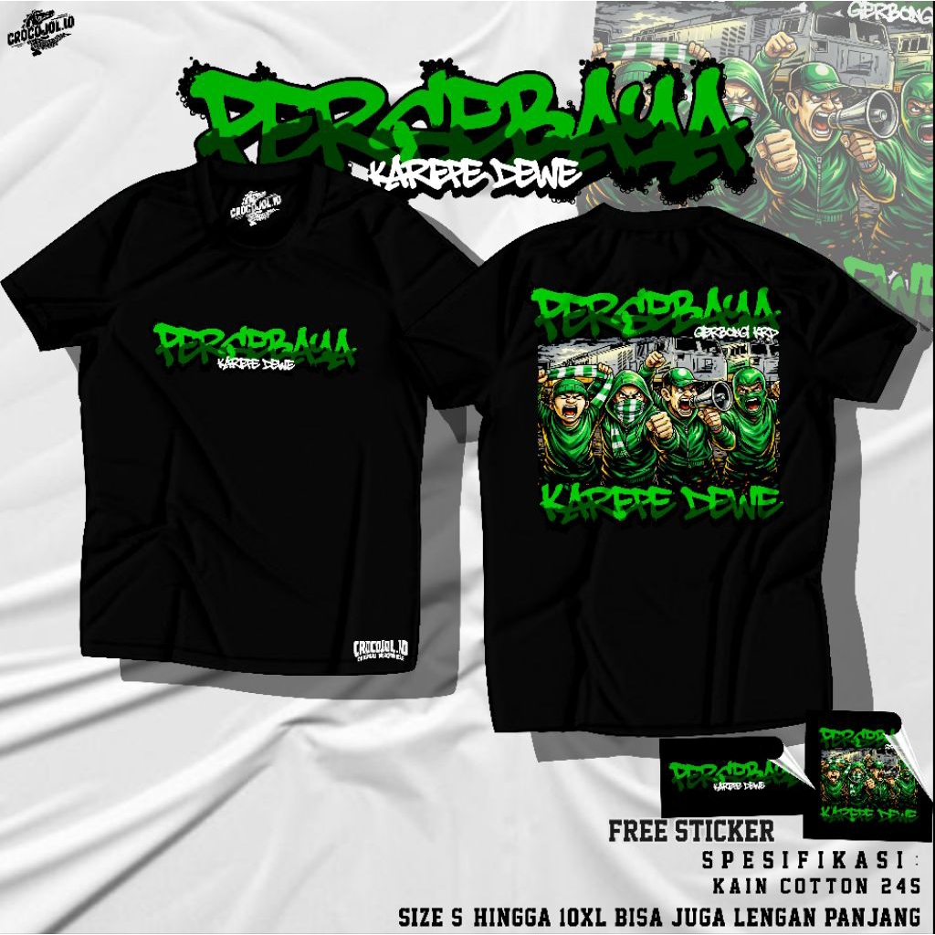 Kaos PERSEBAYA KAREPE DEWE BONEK GERBONG KRD