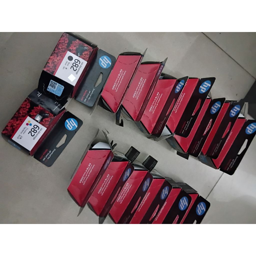 CATRIDGE PRINTER HP 682 BEKAS