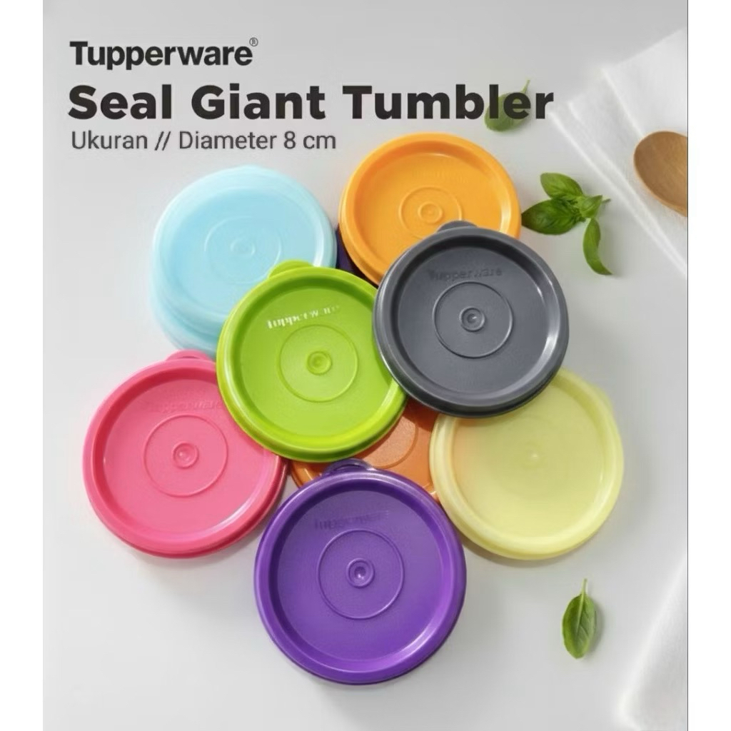 TUTUP tumbler datar tupper ware