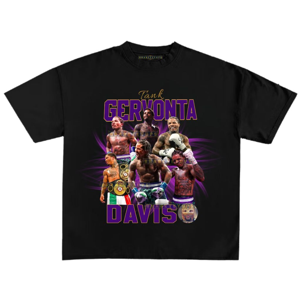 KAOS GERVONTA TANK DAVIS | TSHIRT TANK DAVIS | REGULAR FIT | BRABETEYUPS | BAJU BOXING | BAJU PRIA&W