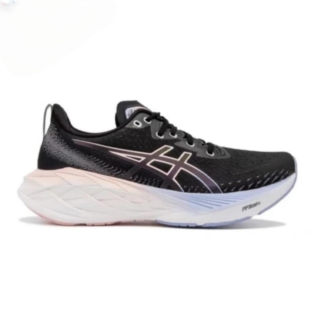 ASICS NOVABLAST 4 WOMEN'S RUNNING SHOES - BLACK/LAKE DRIVE