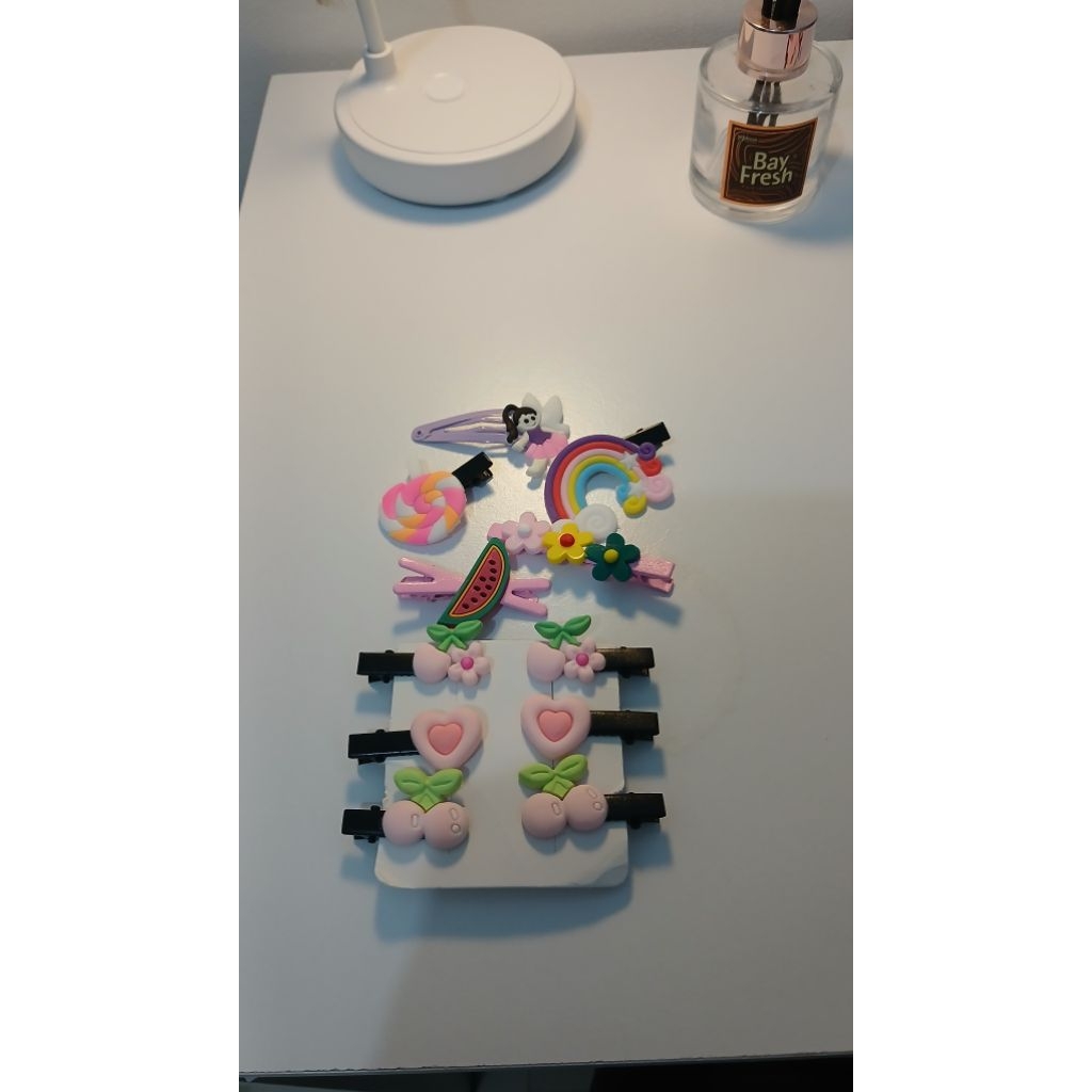 Jepit rambut anak 11pcs || free coklat koin