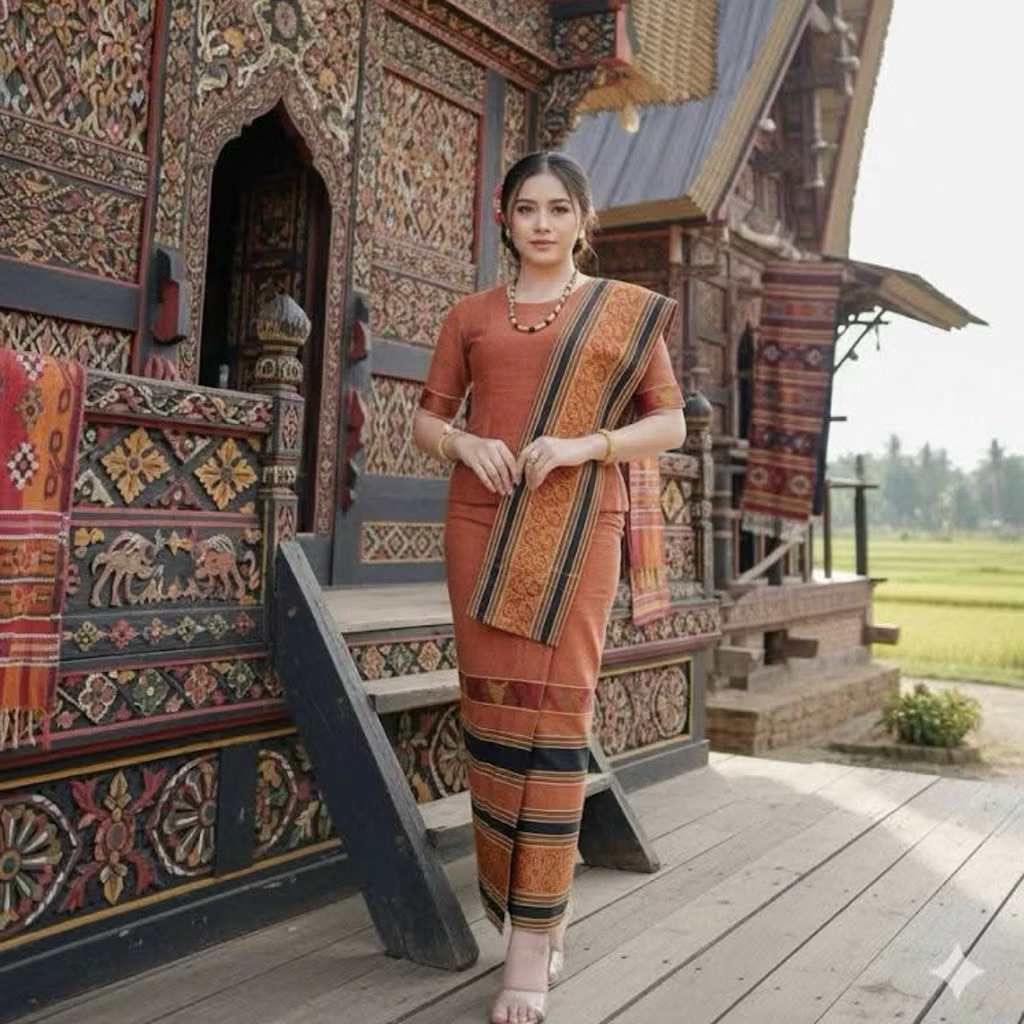 SET COUPLE BAJU TORAJA WANITA / BAJU TENUN TORAJA WANITA
