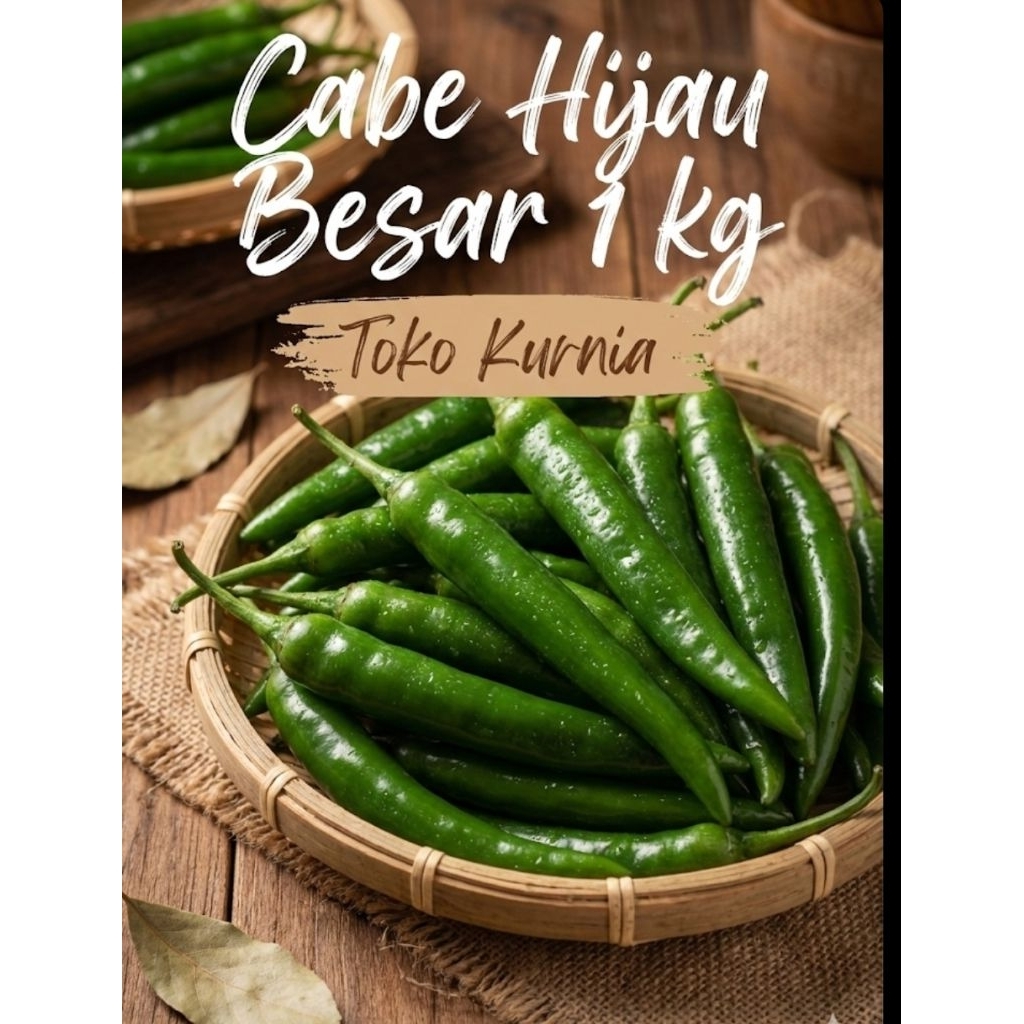 CABE HIJAU BESAR 1 KG