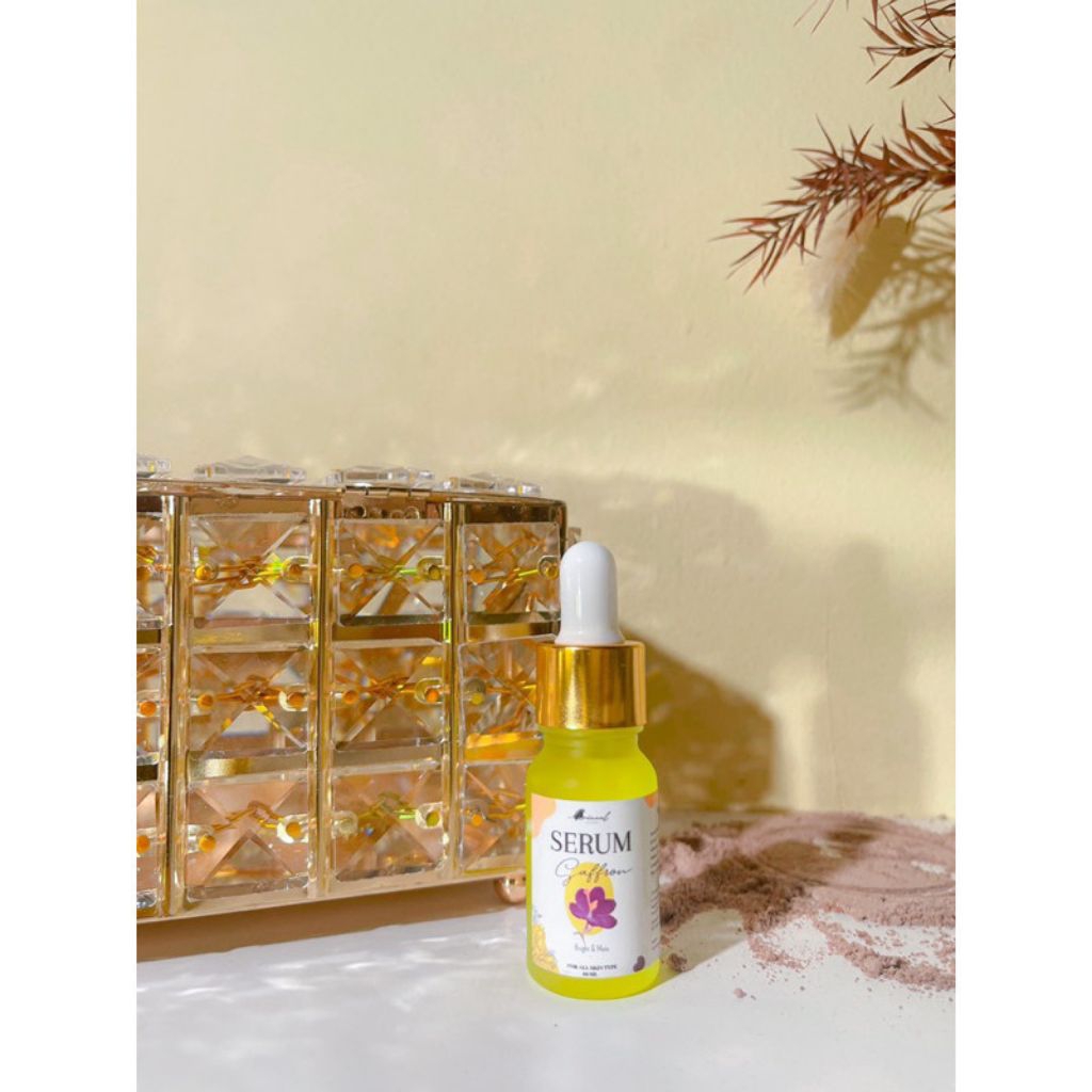 SAFFRON GLOWING SERUM WITH NIACINAMIDE |SERUM WAJAH SAFFRON 10ML