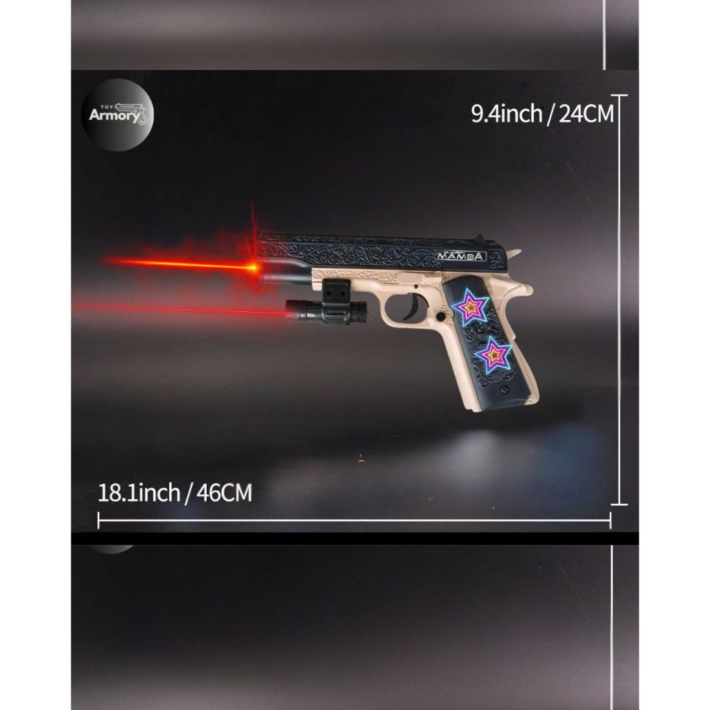 Mainan Tempakan Anak Dcobra P377 Mainan Pistol Senjata Senapan Infrared Gun P377