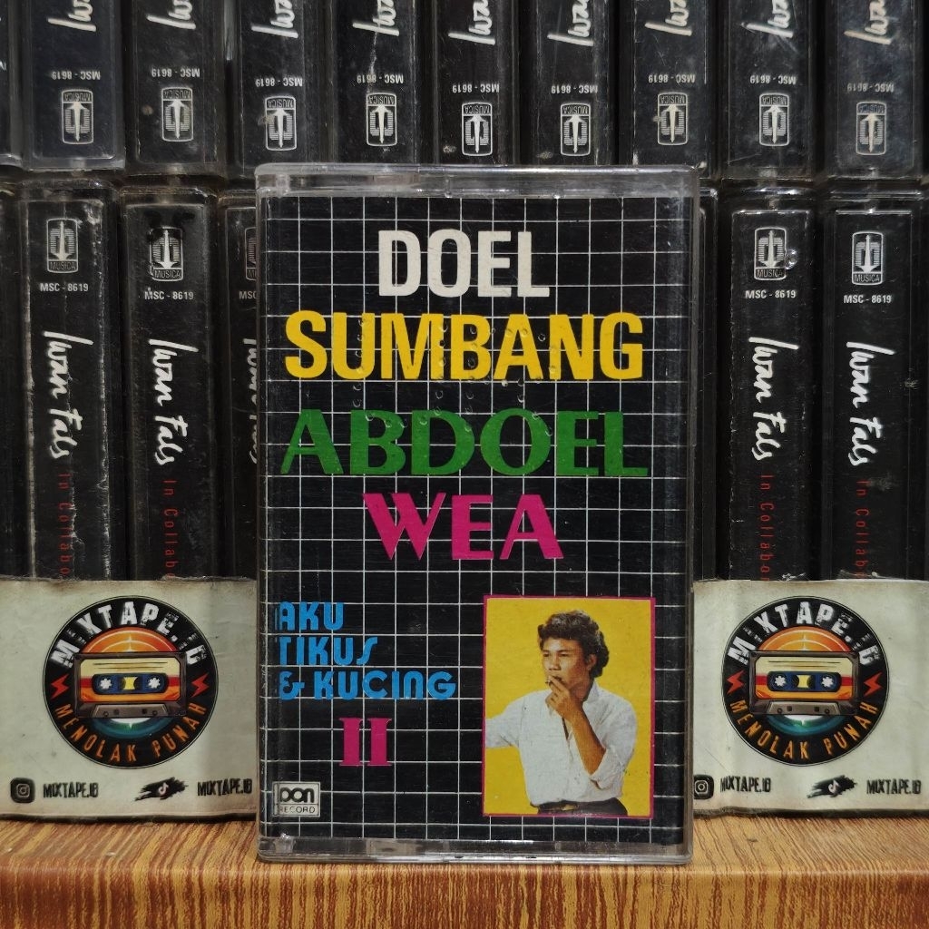 Kaset - Doel Sumbang (Abdul Wea) - Aku Tikus & Kucing II - Kaset Pita - Radio Tape - Radio - Pemutar