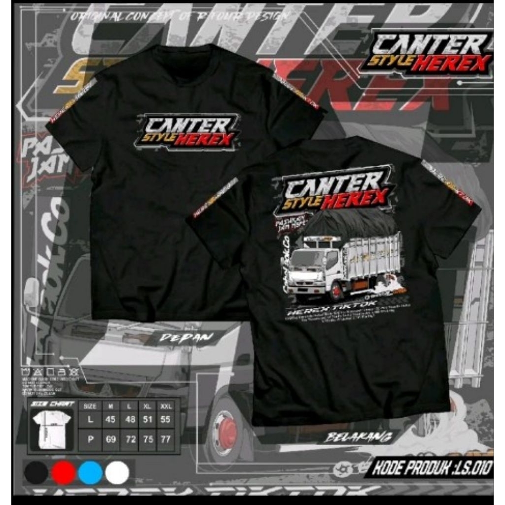 Kaos T shirt center style herex