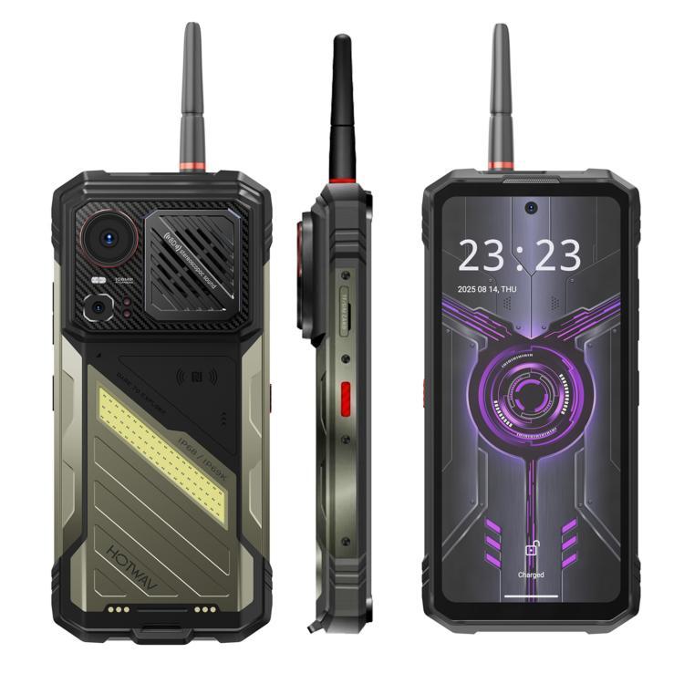 HOTWAV Hyper 8 Ultra Walkie-talkie Rugged Phone, 12GB+512GB, 6.8 inch Android 15