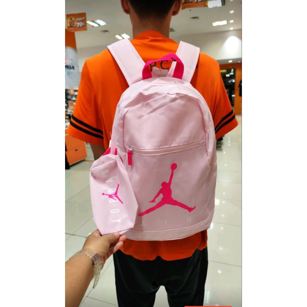 Tas Sekolah Nike Jordan + Pensil case ORI