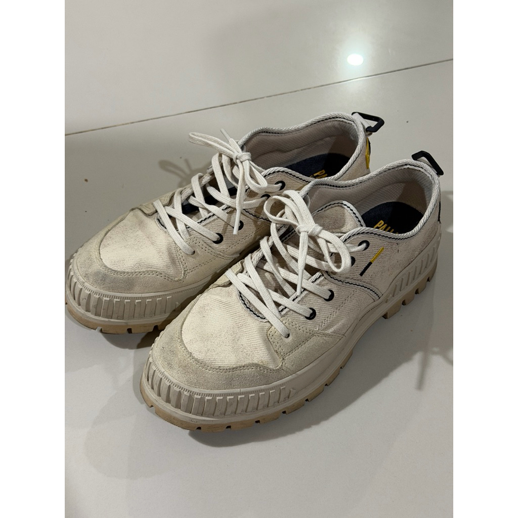 PALLADIUM Pallashock Distressed Chocolate Thick Bottom Casual Shoes Original