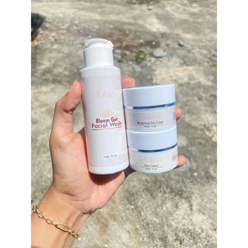 (FREE GIFT)ELLAKIM SKINCARE SEPAKET WHITENING&ACNE