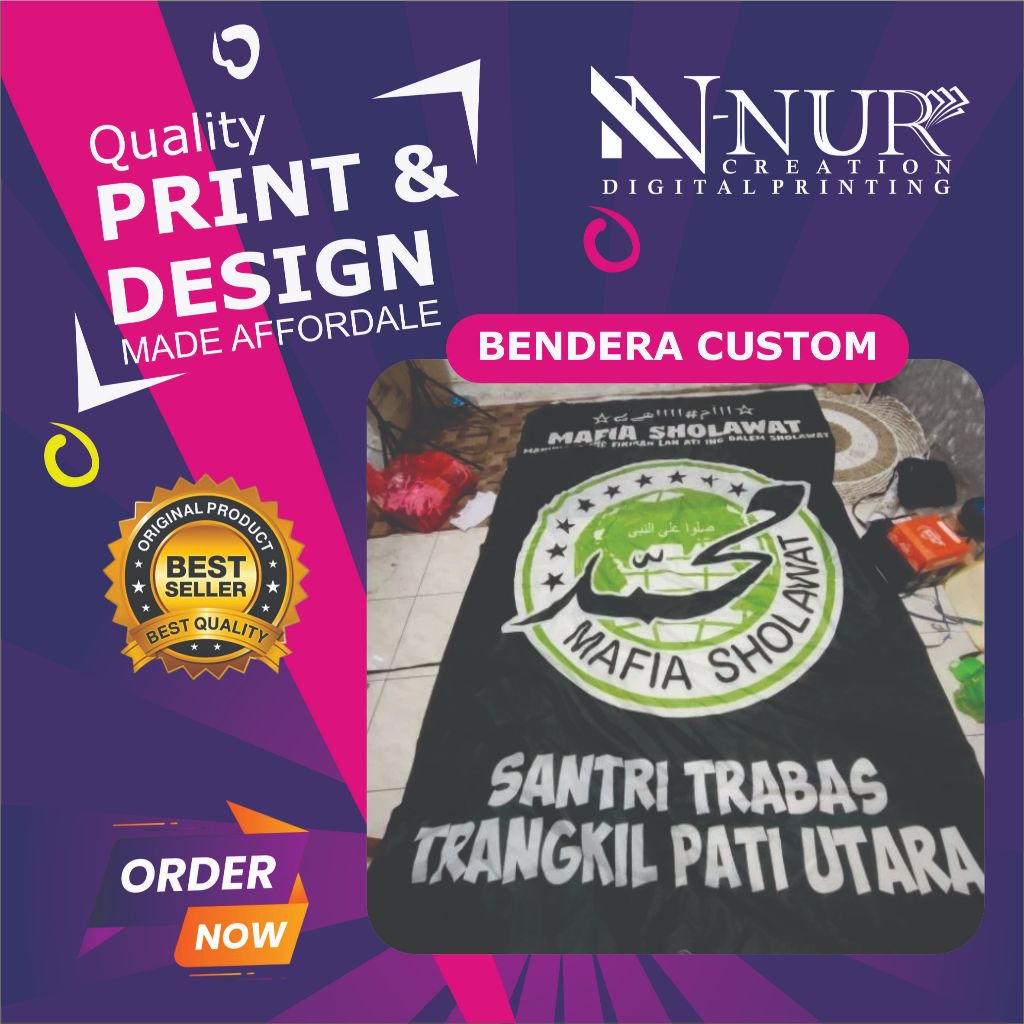 Bendera Sholawat Syekhermania Mafia Sholawat