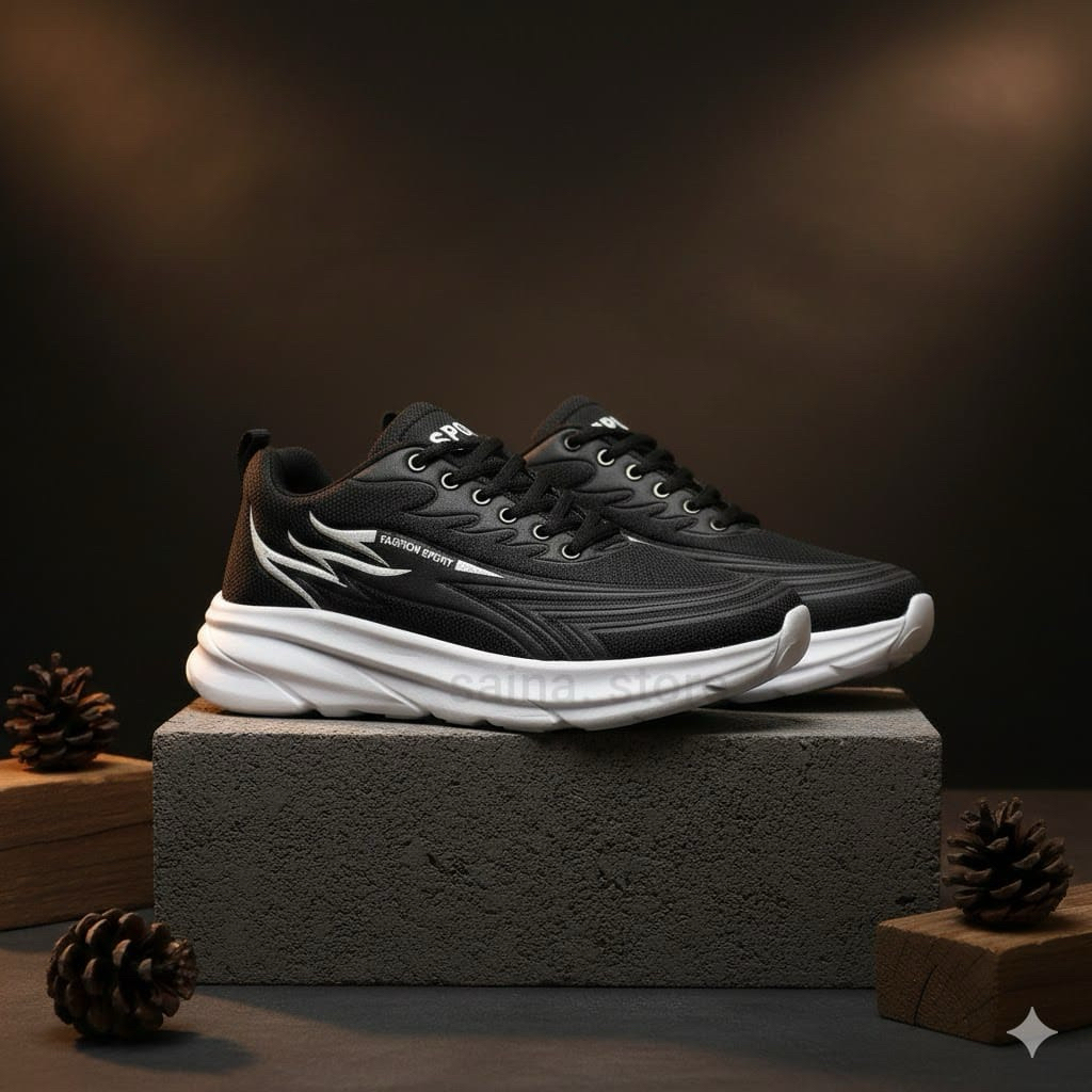 New Sepatu Lari Pria Wanita Sepatu Joging Empuk Ringan