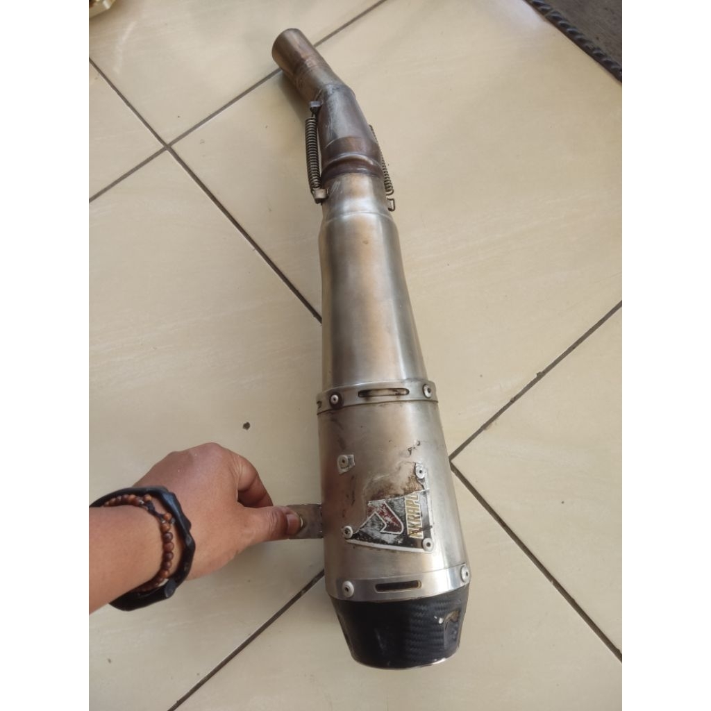 knalpot cilincer akrapovic bekas cbr 150r facelift