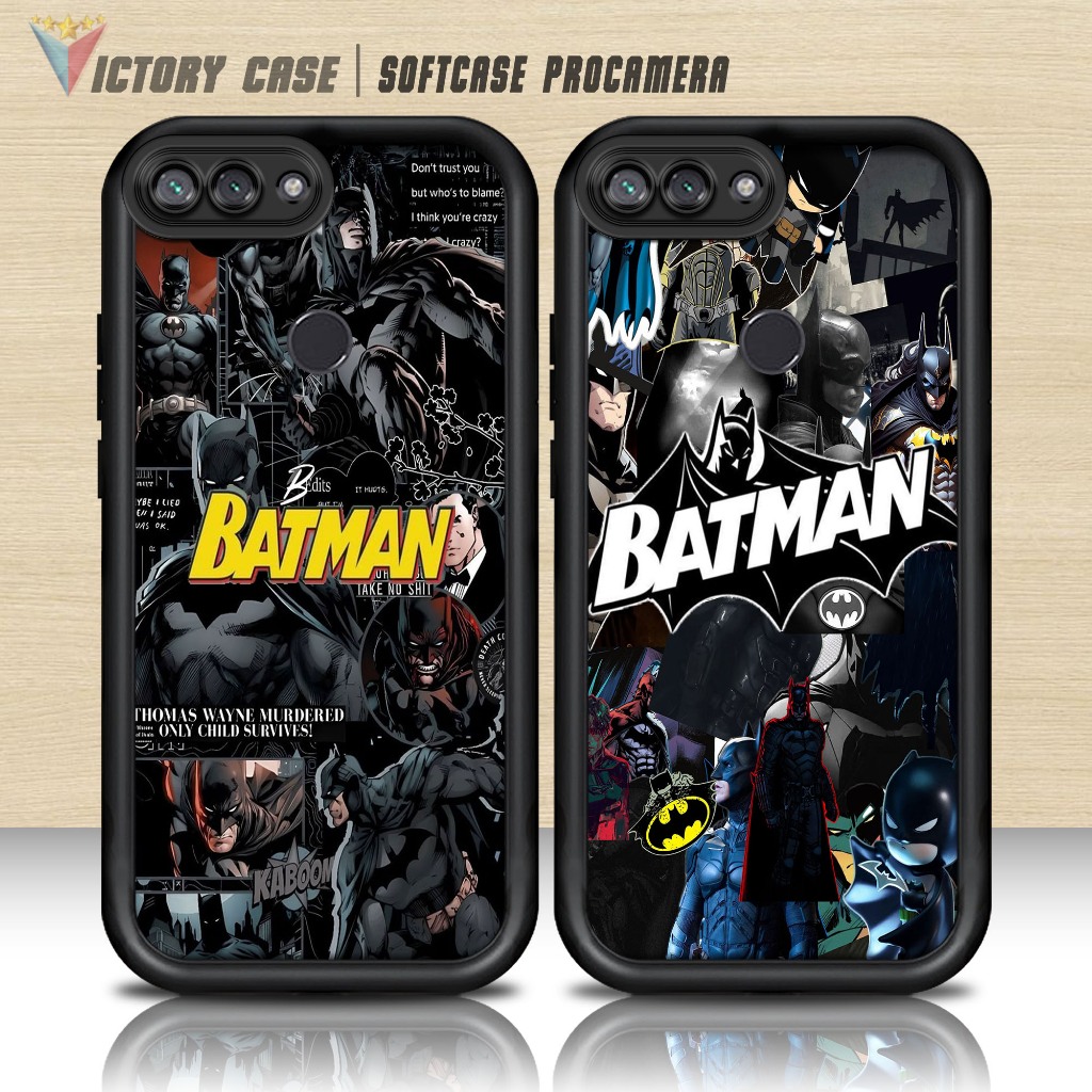 Case XIAOMI 8 LITE Motif ( BATMAN ) Casing Handphone Softcase Glossy Anti Jamur
