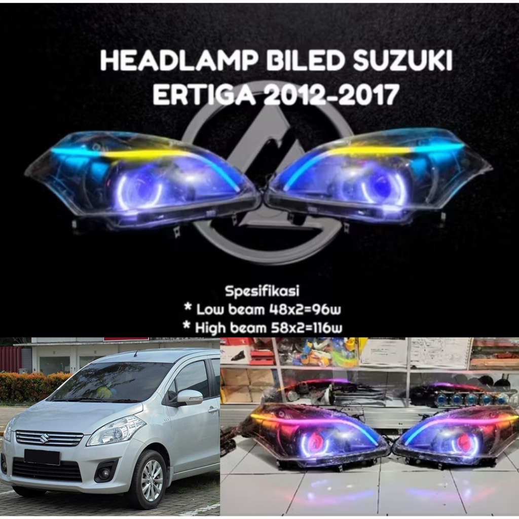 Lampu Billed Mobil Ertiga 2012-2017 RGB Android app