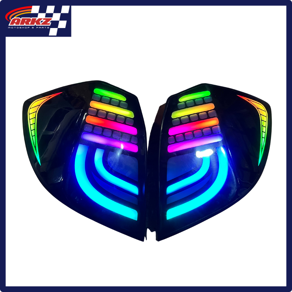 Stoplamp Custom Full RGB Honda Jazz Fit GE8 Mika Smoke Matrix Remote Aplikasi HP