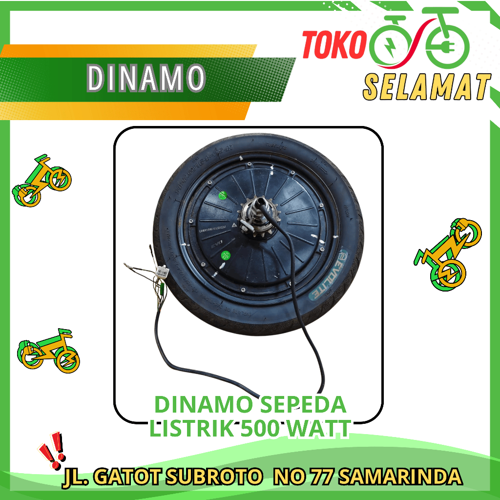 DINAMO SEPEDA LISTRIK 500 WATT
