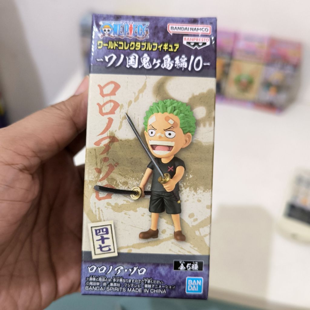 Figure WCF One Piece Zoro Kid Bocil Original Japan Japver