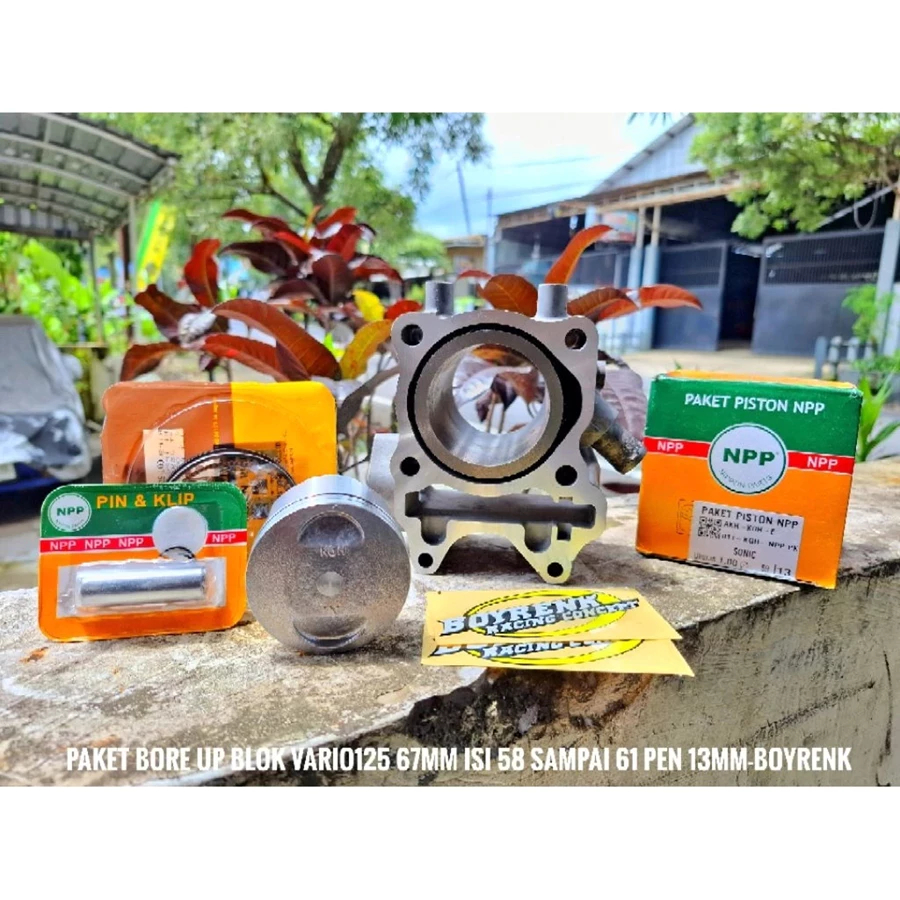 PAKET BORE UP BLOK VARIO125 VARIO 125 VARIO150 VARIO 150 SET PISTON 58 | 59 | 60 | 61 | 62 | 63 | 64