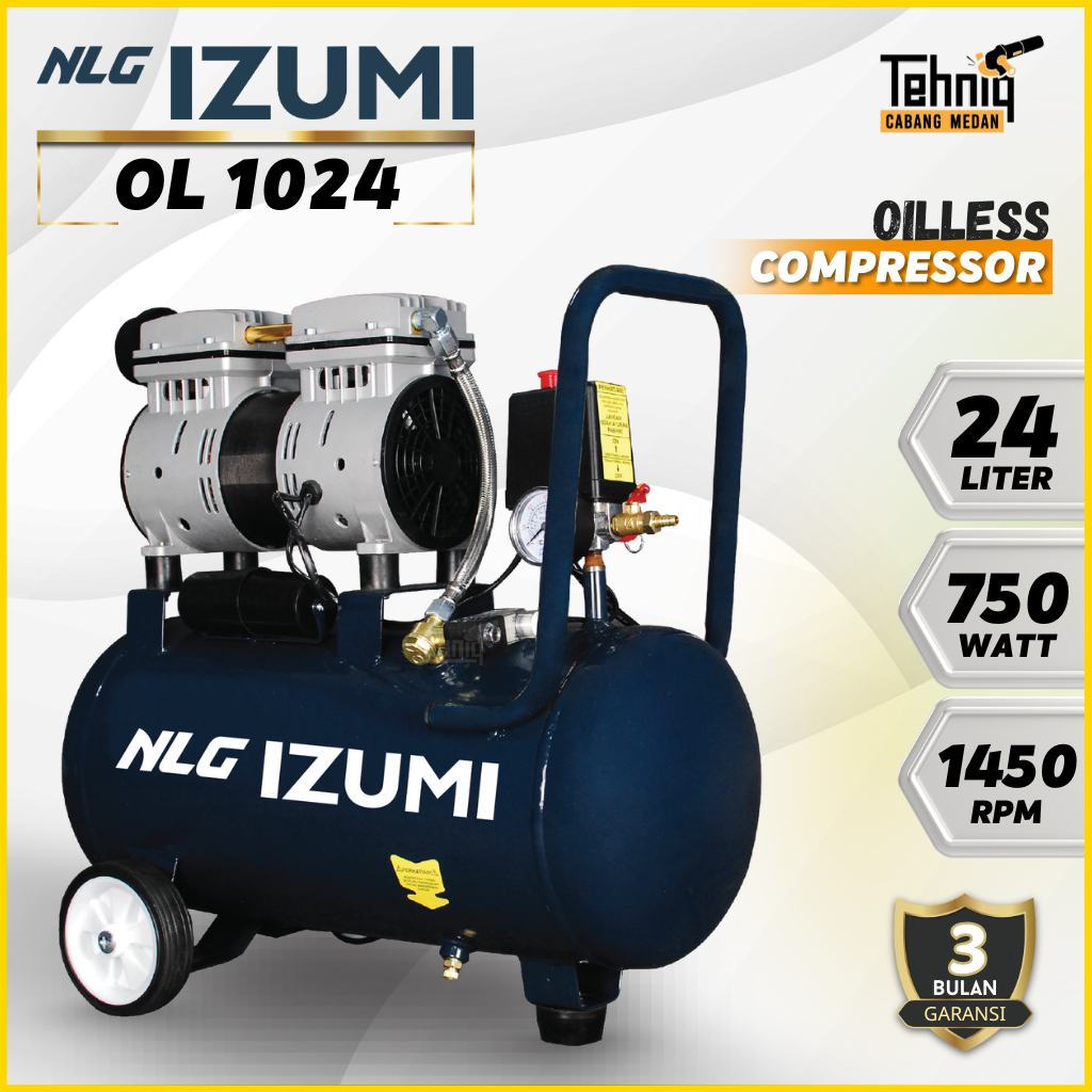 nlg OL 10 - 24 Kompresor Angin Oilless