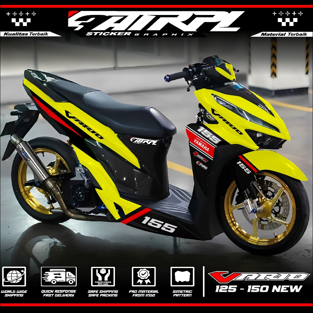 (COD) Decal Sticker Honda Vario New 125 150 Full body - Decal Stiker Skotlet Modifikasi All New Vari