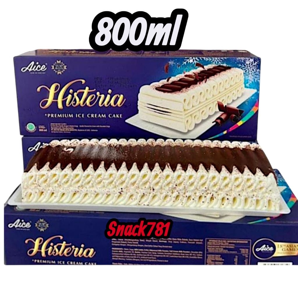histeria aice es cream 800ml