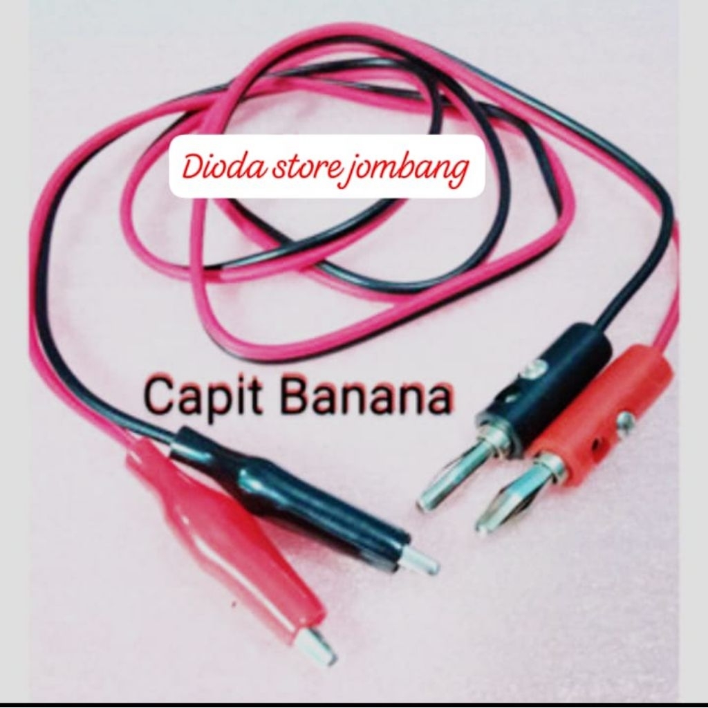 kabel capit to buaya to power supply kabel capit buaya to USB capit buaya to avometr