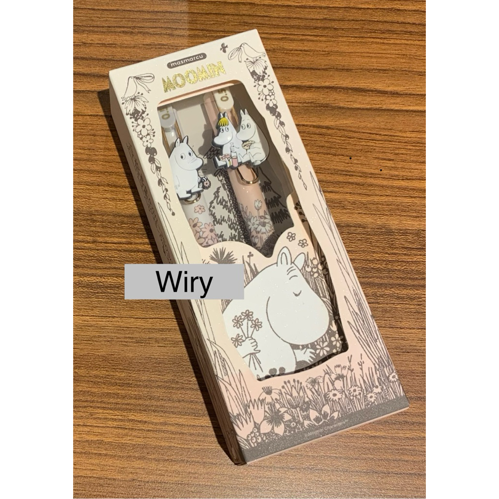 Moomin pulpen gel pen 0.5 hitam stationery alat tulis sekolah kerja