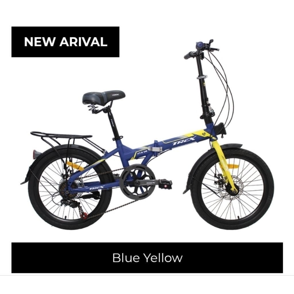 Trex Xt 9 db Sepeda Lipat 20 Inch Trex Xt 9 db Disc Brake 7 Speed