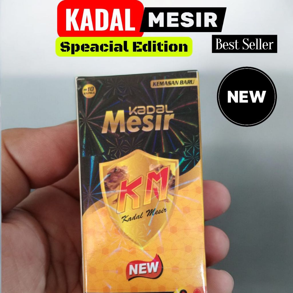 Kadal Mesir Kemasan Terbaru (Original) isi 10.Butir