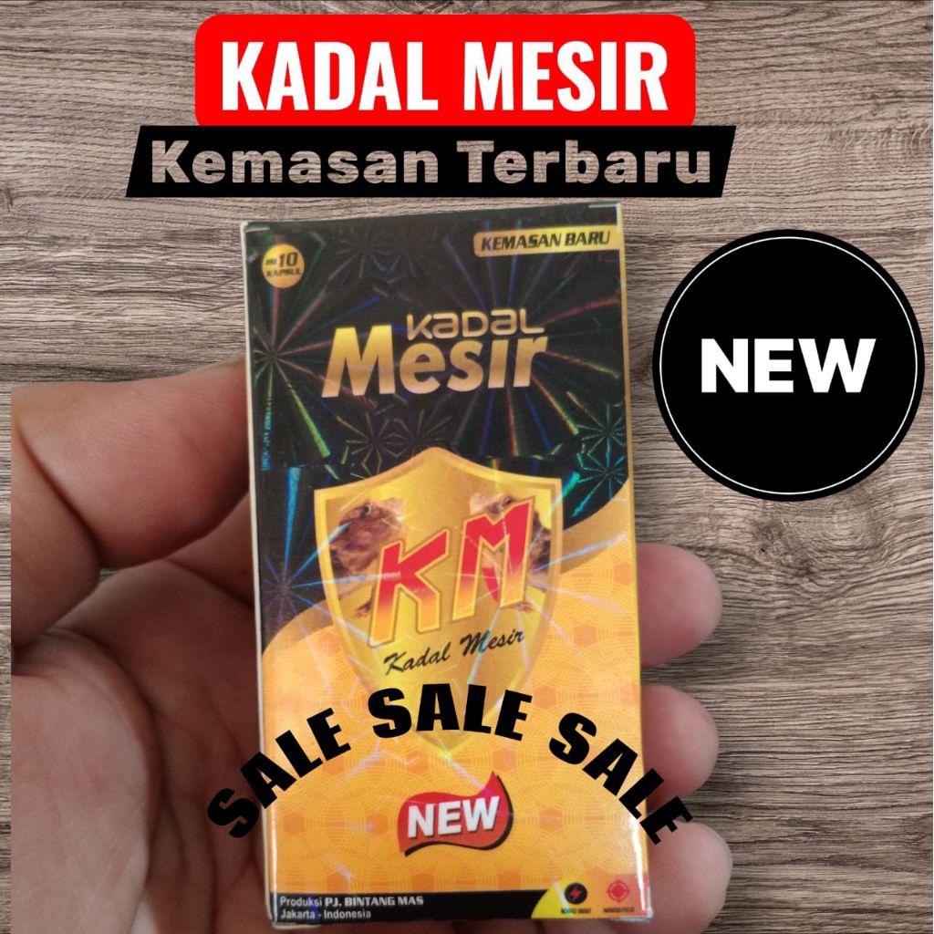 Kadal Mesir Kemasan Terbaru (Original) isi 10. Butir