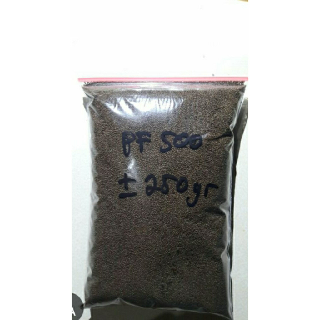 pf500 pakan/pelet untuk anak ikan