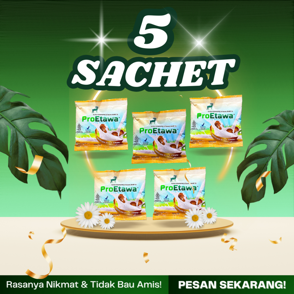 Susu Kambing Etawa Bubuk Premium ProEtawa [5 SACHET]